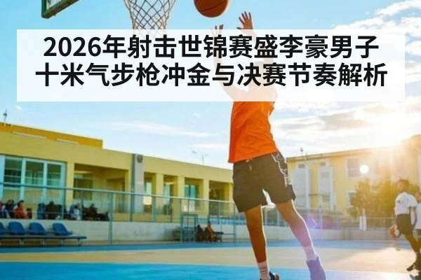 2026年射击世锦赛盛李豪男子十米气步枪冲金与决赛节奏解析 - XK ESPORT